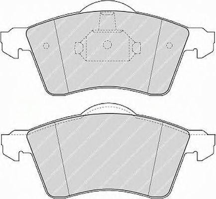 Комплект тормозных колодок, диско FSL1163 FERODO