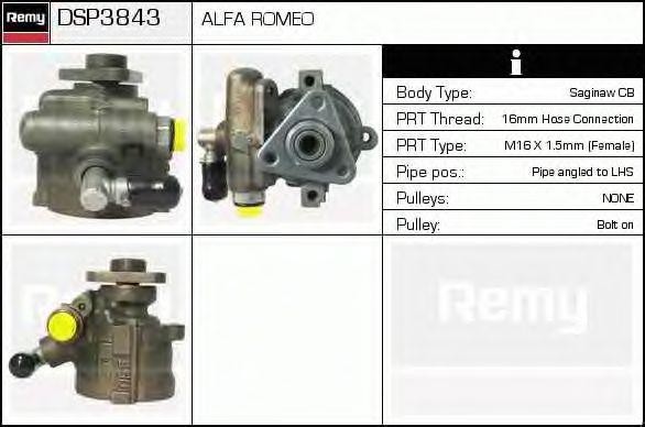 Гидравлический насос, рулевое управление DSP3843 DELCO REMY