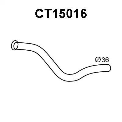 Выпускной трубопровод CT15016 VENEPORTE