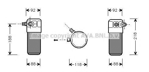Осушитель кондиционера AID153 AVA
