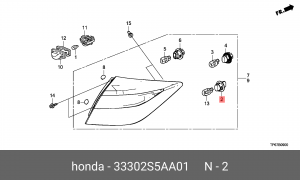 Патрон лампы 33302S5AA01 HONDA
