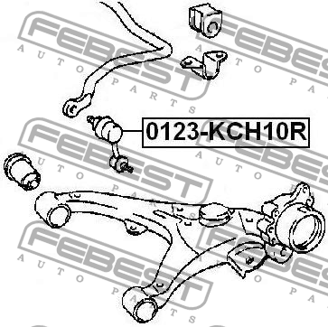 Стойка стабилизатора 0123-KCH10R FEBEST
