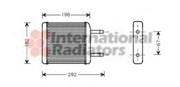 Теплообменник, отопление салона 81006024 VAN WEZEL