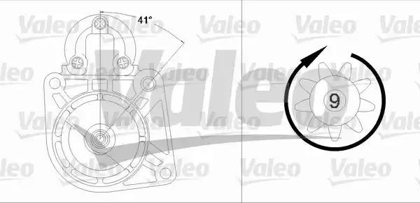 Стартер 458195 VALEO PHC