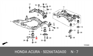 Деталь 50266TA0A00 HONDA