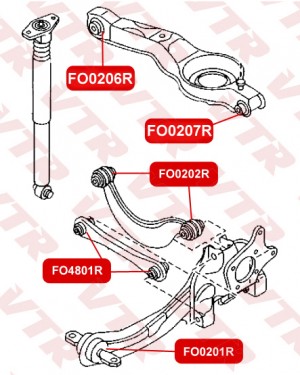 Сайлентблок FO4801R VTR