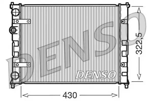 Радиатор, охлаждение двигател DRM26007 DENSO