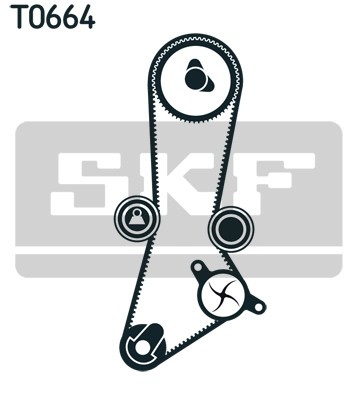 Комплект ремня ГРМ VKMA95660 SKF