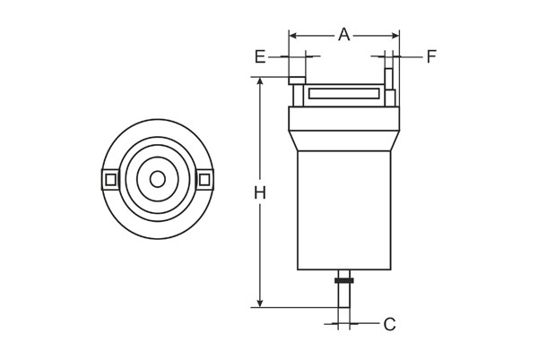 Топливный фильтр ST326 SCT