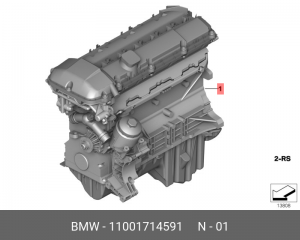 Двигатель Внутреннего Сгорания 11 00 1 714 591 BMW