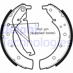 Комплект тормозных колодок LS1318 DELPHI