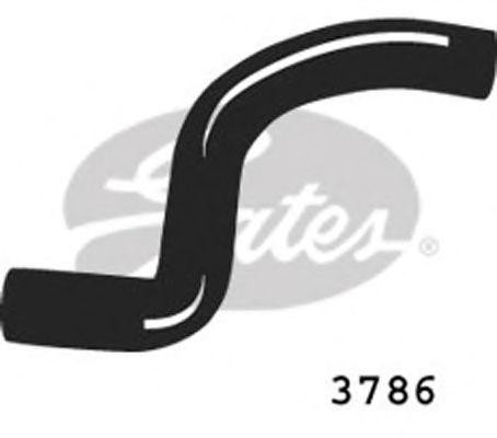 Шланг радиатора 3786 GATES