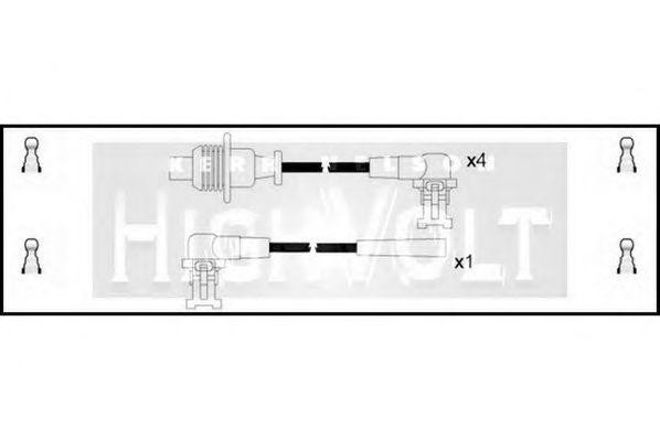 Ккомплект проводов зажигания OEF096 STANDARD
