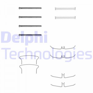 Комплектующие, колодки дискового тормоза LX0277 DELPHI