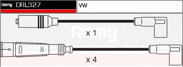 Ккомплект проводов зажигания DRL327 DELCO REMY