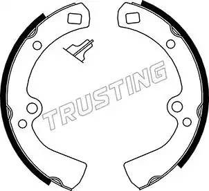 Комплект тормозных колодок 067.134 TRUSTING