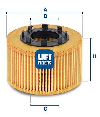 Масляный фильтр 25.015.00 UFI