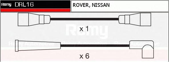 Ккомплект проводов зажигания DRL16 DELCO REMY