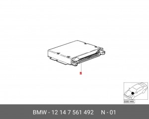 Блок управления электронный 12 14 7 561 492 BMW