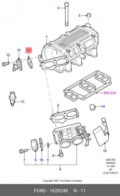 Прокладка 1 628 248 FORD