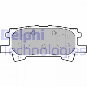 Комплект тормозных колодок, диско LP1820 DELPHI