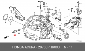 Выключатель, фара заднего хода 28700PHR003 HONDA