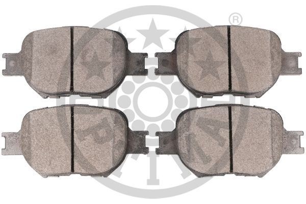 Комплект тормозных колодок, диско 12258 OPTIMAL