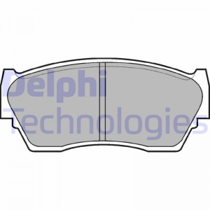 Комплект тормозных колодок, диско LP783 DELPHI