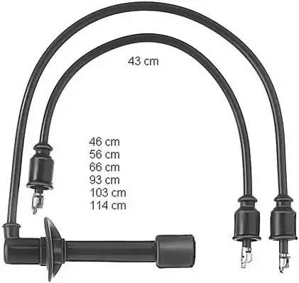 Ккомплект проводов зажигания ZEF309 BERU