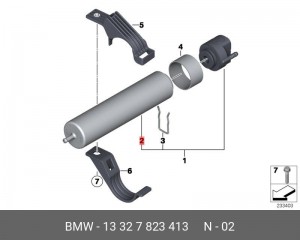 Фильтр топливный 13 32 7 823 413 BMW