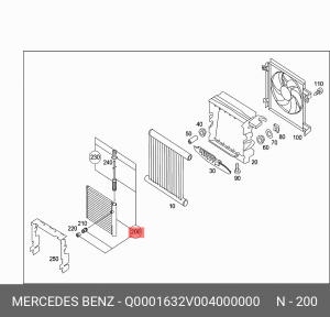 Конденсатор, кондиционер Q0001632V004000000 SMART