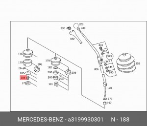 Деталь A 319 993 03 01 MERCEDES BENZ
