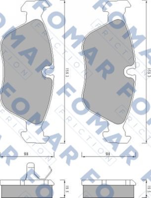 Колодки тормозные дисковые 51457481 ROULUNDS BRAKING