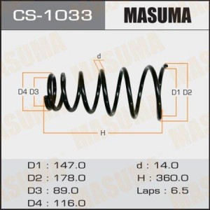 Пружина подвески CS-1033 MASUMA