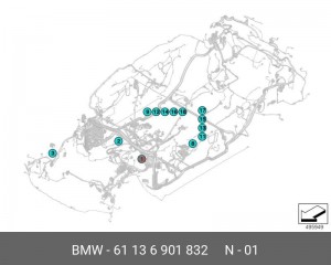 Корпус 61136901832 BMW