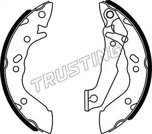 Комплект тормозных колодок 046.202 TRUSTING