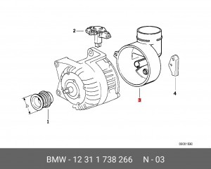 Покрышка 12 31 1 738 266 BMW