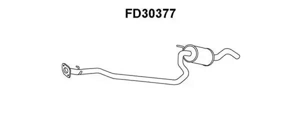 Предглушитель выхлопных газов FD30377 VENEPORTE