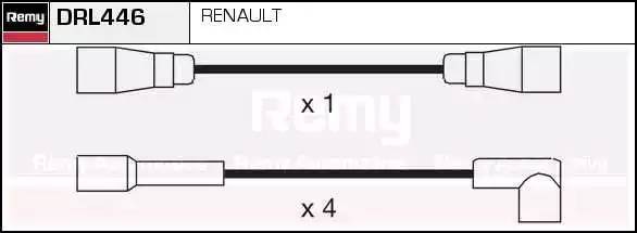 Ккомплект проводов зажигания DRL446 DELCO REMY