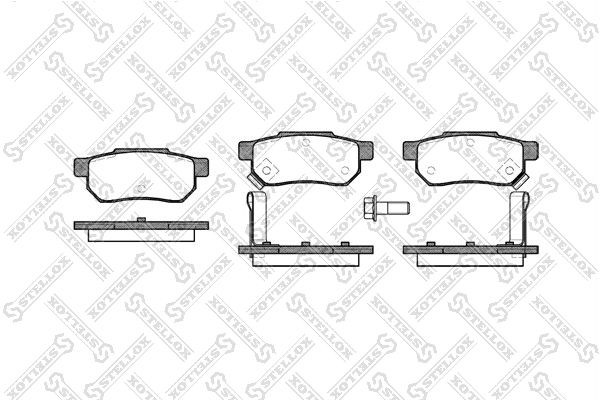 Колодки тормозные дисковые 244-002-SX STELLOX