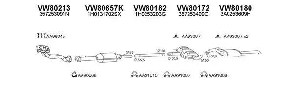 Система выпуска ОГ 800152 VENEPORTE