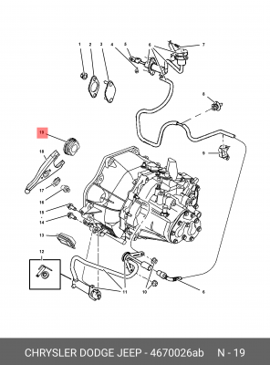 Выжимной подшипник 4670 026AB CHRYSLER
