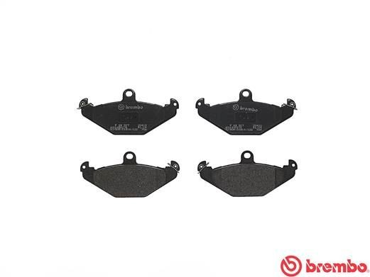 Комплект тормозных колодок, диско P68017 BREMBO