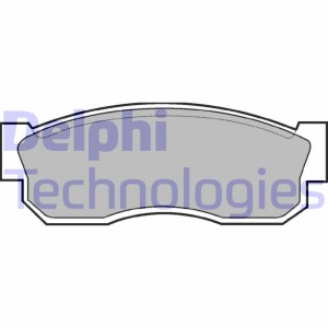 Комплект тормозных колодок, диско LP261 DELPHI