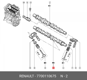 Распредвал 7700110675 RENAULT