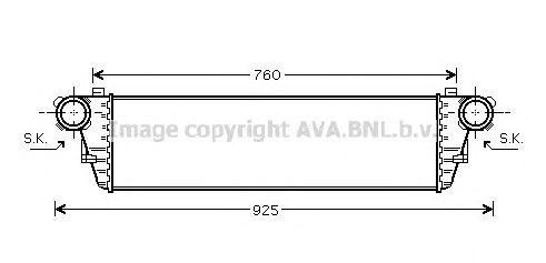Интеркулер MS4297 AVA