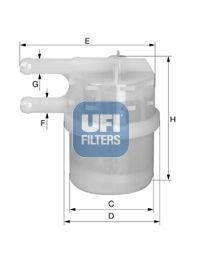 Воздушный фильтр 30.091.00 UFI