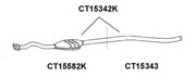 Ремонтная трубка, катализатор CT15343 VENEPORTE