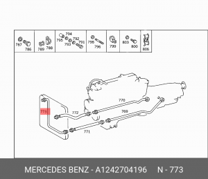 Деталь A 124 270 41 96 MERCEDES BENZ