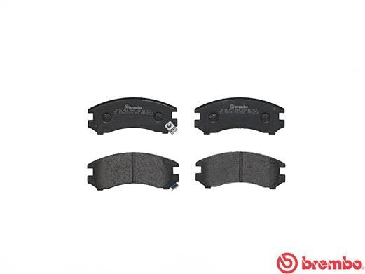 Комплект тормозных колодок, диско P56018 BREMBO